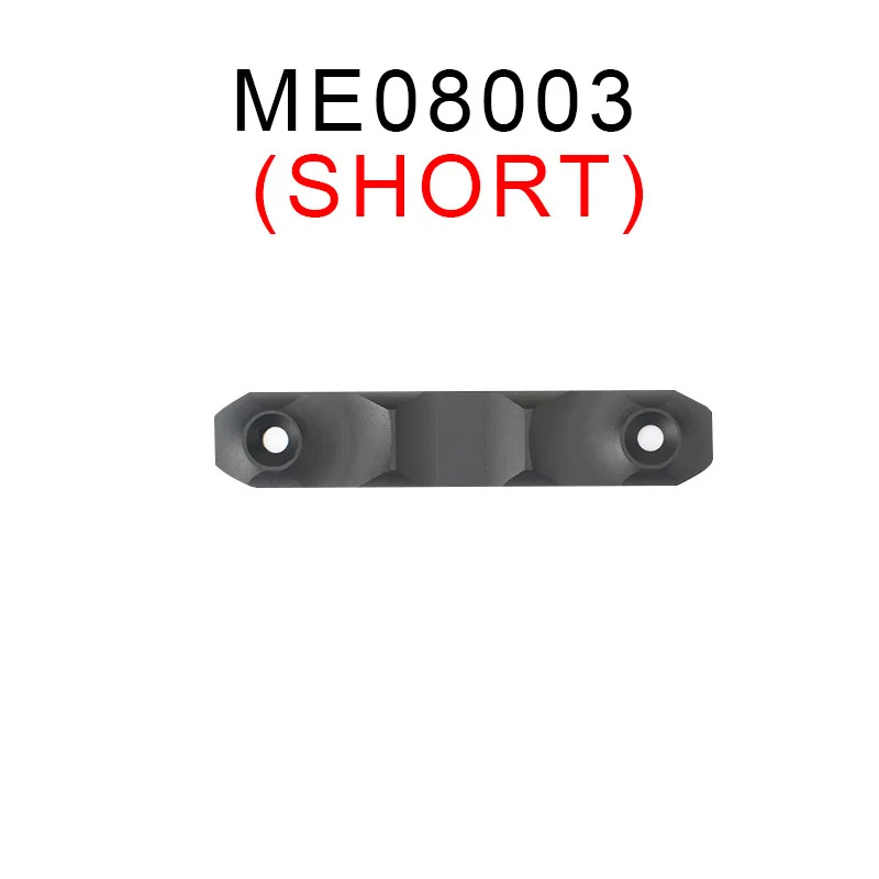 ME08003-BK-DU RS CNC поручень для M-lok и Keymod длинная и короткая версия Railscales WME08002 охотничье оружие аксессуары - Цвет: ME08003-BK-DU