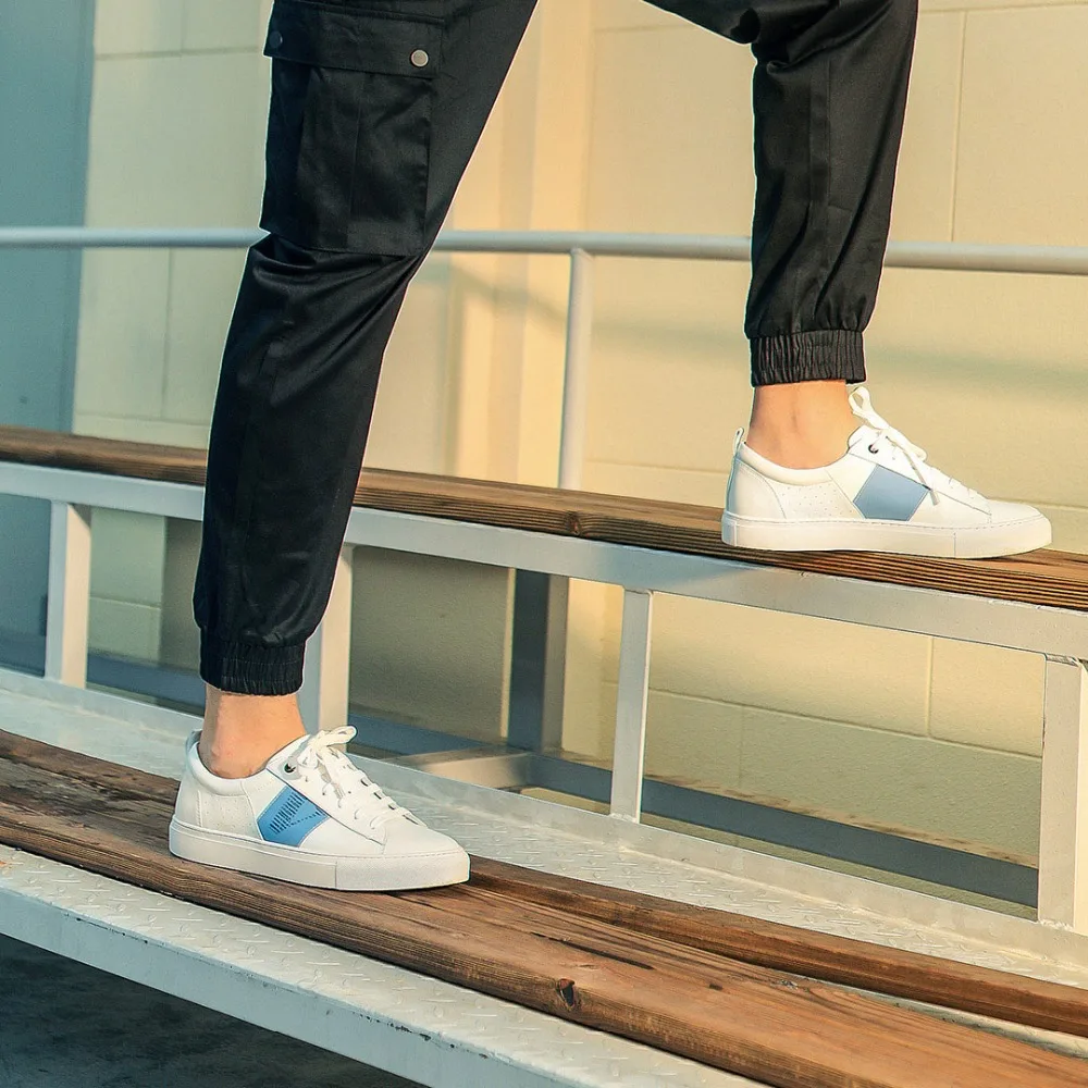 Xiaomi VLLICON/модные контрастные цвета; повседневные белые туфли на шнуровке; модные удобные и дышащие Нескользящие кроссовки