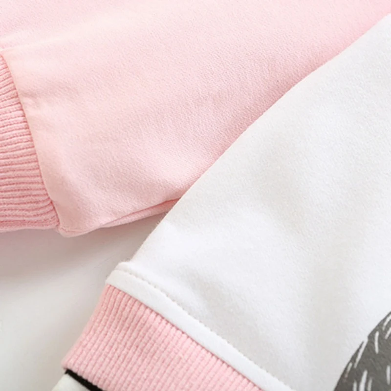 infant baby Tees Long Sleeve Cartoon Patchwork Print thinking bear T-Shirts Kids Tops Casual Blouse 6M-4T