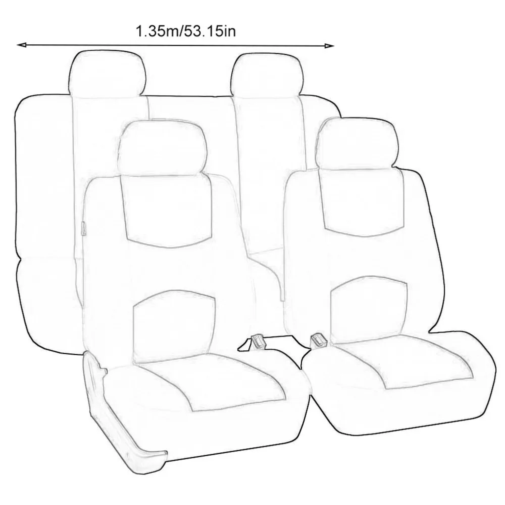 Универсальный чехол для автомобильных сидений, аксессуары для интерьера, подходит для большинства брендов автомобильных сидений, защита для автомобильных сидений, профессиональная Мода