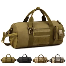 Спортивная сумка для мужчин, спортивная сумка для путешествий, водонепроницаемая большая спортивная сумка для рук, спортивная сумка для мужчин для фитнеса, тактическая сумка-бочонок, военный фанат, сумка