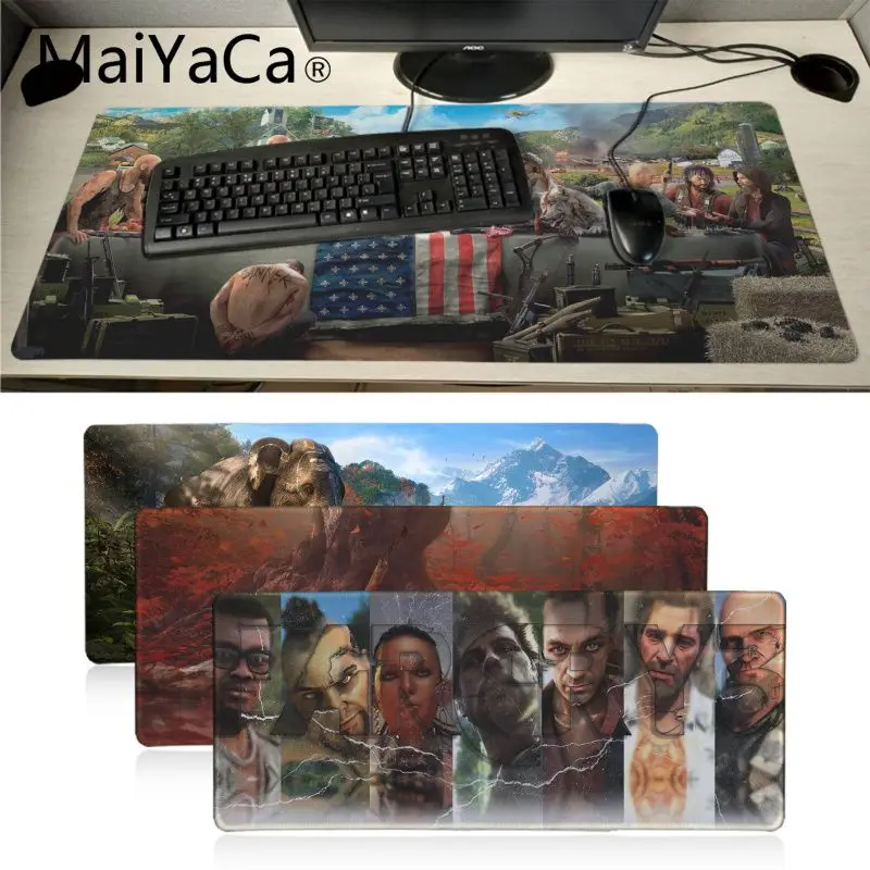 

far cry Anti-Slip Rubber Computermats gaming mouse pad xxl Speed Keyboard Mouse mat30x70cm Laptop PC notebook desk pad