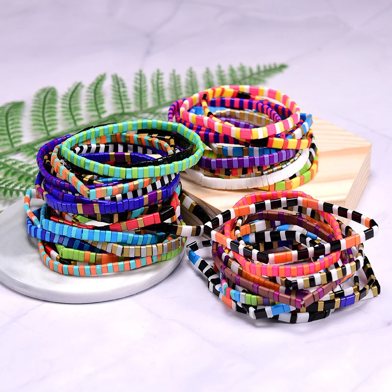 Miyuki браслет для женщин радужные браслеты ручной работы Pulseira Mujer Moda 2020 Femme Tila Бусы