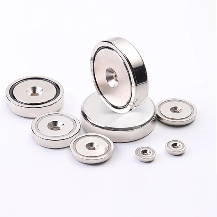 D16 D20 D32 mm neodymium magnetic material cup pot magnet with countersunk hole permanent chuck for sale | Обустройство дома