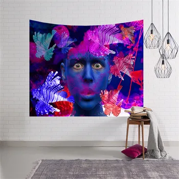 

Dorm decor graffiti tapestry wall hanging wall art for living room beach towel yoga throw mandala wall tapestry witchcraft