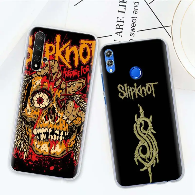 Slipknot Rock Phone Case for Honor 8X 9X 8A Pro 8C 8S Play 3e Honor 20 Pro 10 20 Lite 20i Hard Cover