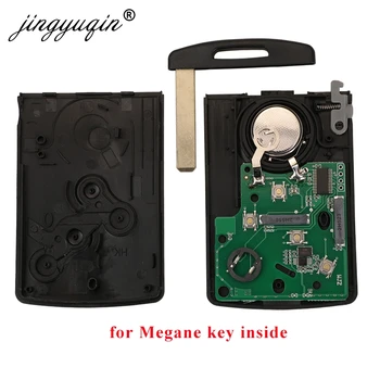 Keyforkess Vivavoce Keyless Smart Card Per Renault Megane III Fluence Laguna III Scenic Clio Captur Koleos 433MHz FSK PCF7952 chiave A Distanza - Jingyuqin Vivavoce Keyless Smart Card Per Renault Megane III Fluence Laguna III Scenic Clio Captur
