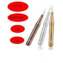 Машинка для татуировки dermografo Easy Click Recharge battery постоянный макияж машина с картриджем иголки для бровей татуировки губ