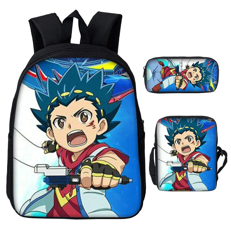 3 шт./компл. аниме Beyblade Burst сумки рюкзак держать все ваши Металлические Beyblades игра Mochila Подростковая школьная сумка повседневная сумка для ноутбука