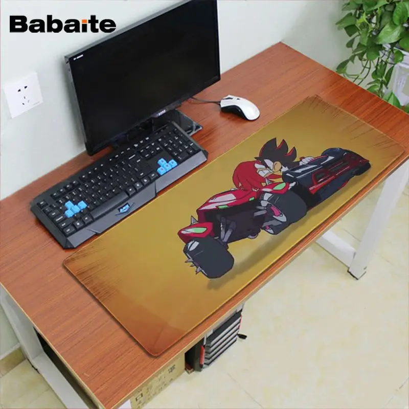 Babaite Team Sonic Racing большой коврик для мыши PC компьютерный коврик скорость/контроль версия большой игровой коврик для мыши - Цвет: Lock Edge 40X90cm