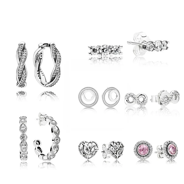 

LIDU 100%925 Silver High Quality Cubic Zirconia Cross Stud Gift For Friends Free Mail Manufacturer Wholesale