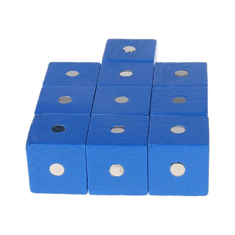 

Magnetic Building Blocks Cube Wooden Toys for Kids Building Assembling Blocks