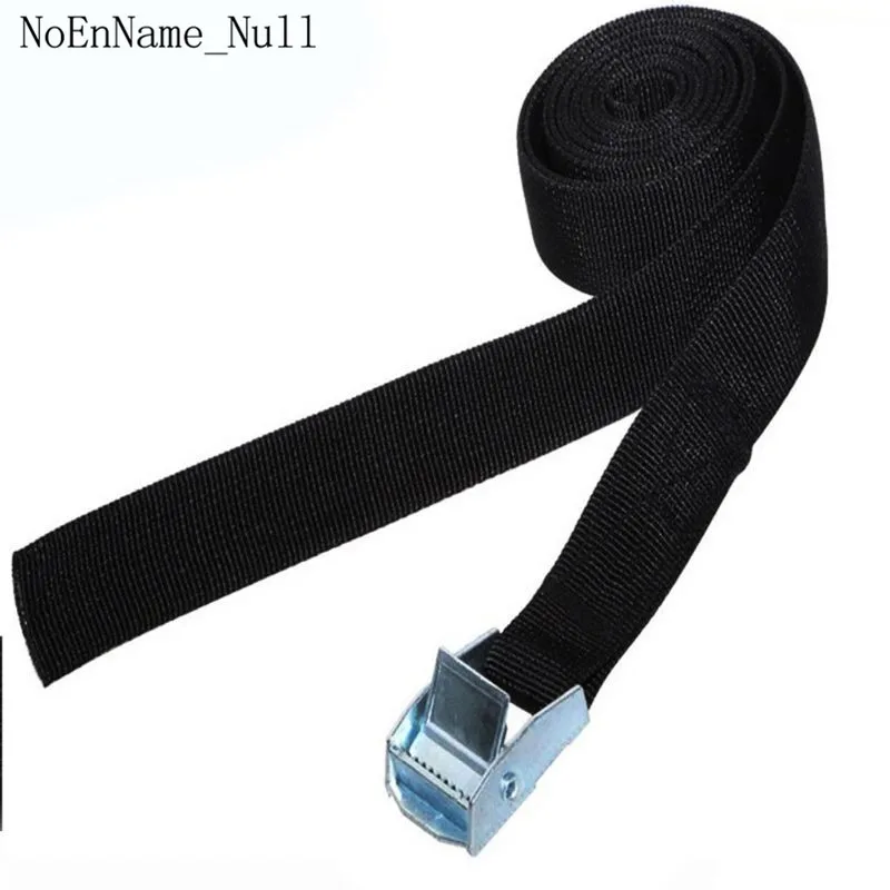 1M Buckle Tie-Down Belt Cargo Straps For Car Motorcycle Bike With Metal Buckle Tow Rope Strong Ratchet Belt