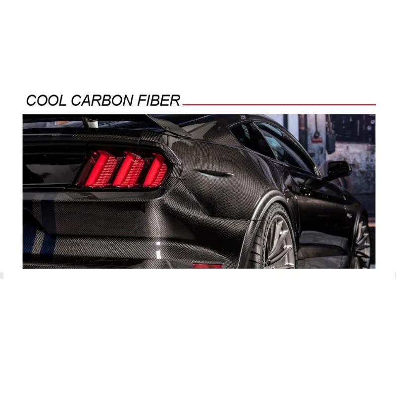 Подходит для Ford Mustang приборная панель Декоративная полоса стикер красный 1 шт