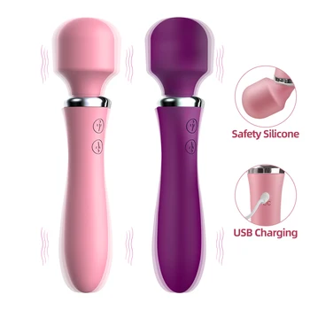 G Spot Dildo Vibrator 10 Vibrate Modes Powerful AV Wand Massager Adult Sex Toy for Woman Clit Stimulate Female Dildo Erotic Toys 1