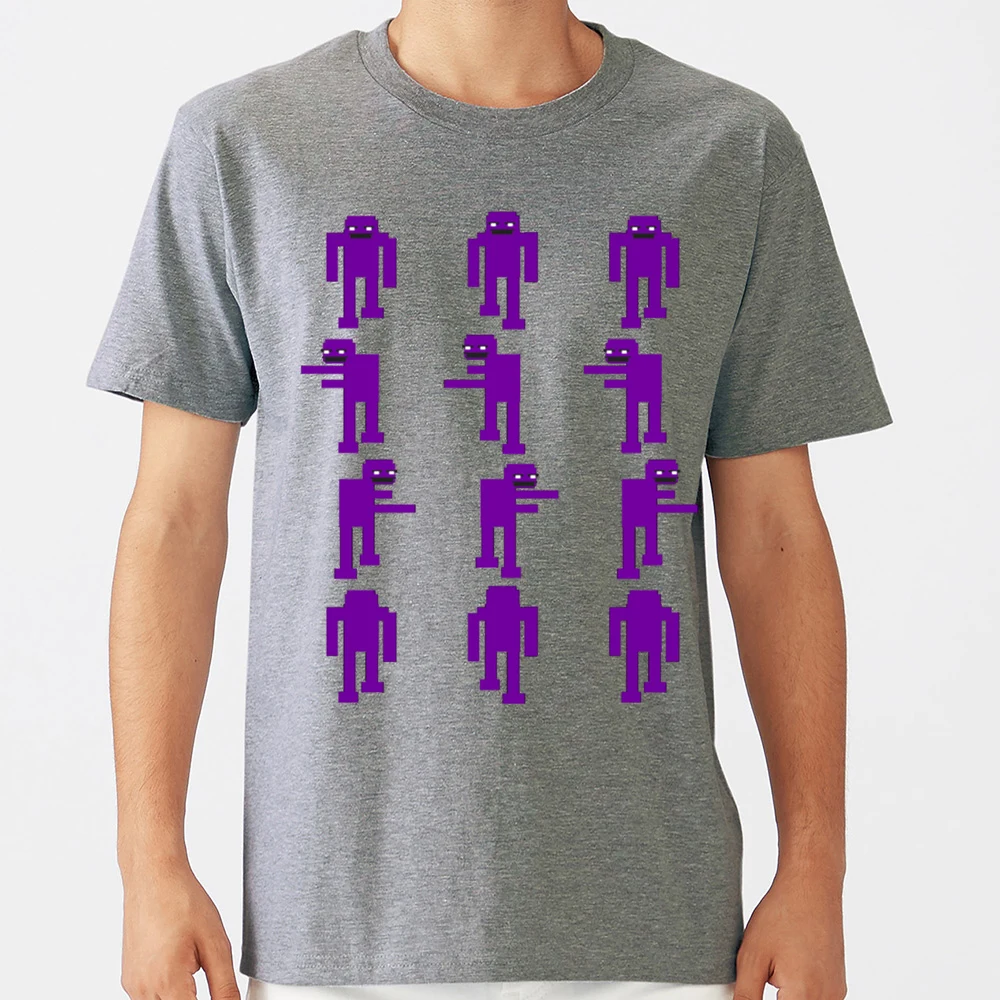 Tops T Shirt Men fnaf purple guy 