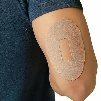 

6pcs Disposable Waterproof Blood Sugar Meter Protective Stickers Glucometer Carrier Auxiliary Paste Patches