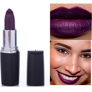

liquid Lipstick Halloween lip gloss Dark Red Black Long-lasting Non-stick To Cup Makeup Beauty matte sexy charming Purple Vampir