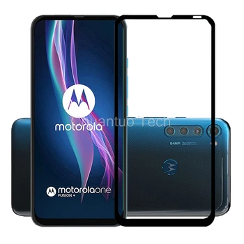 

2.5D 9H Premium Tempered Glass for Motorola One Fusion Plus Full Coverage Screen Protector Protective Film