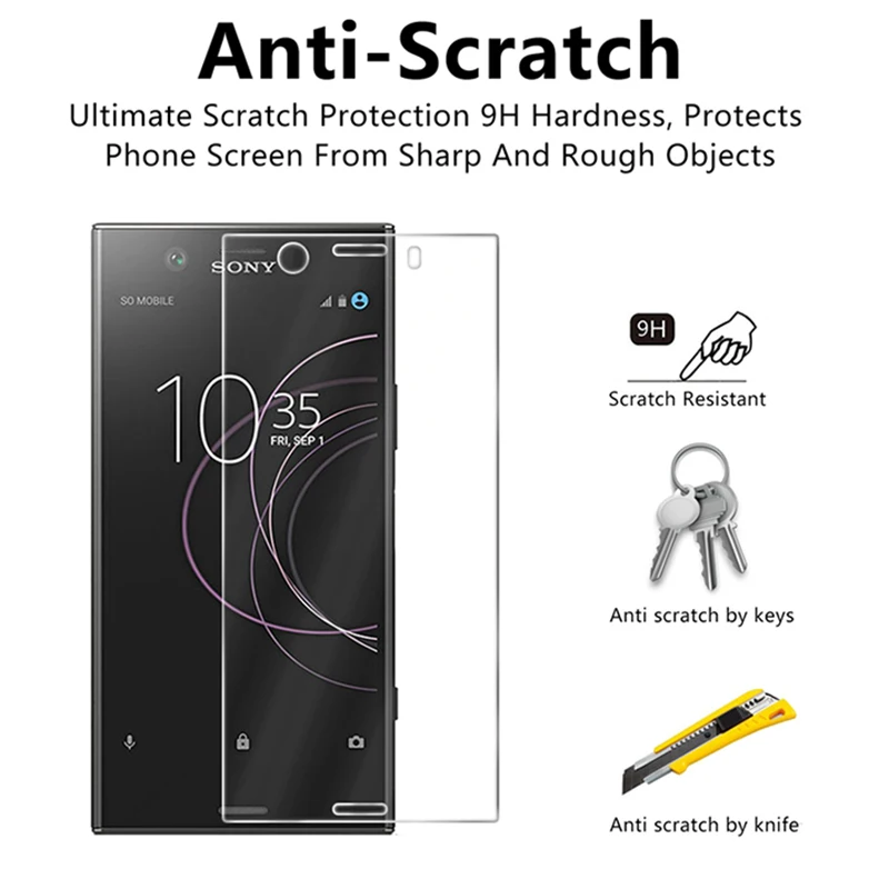 Защитная пленка для Sony Xperia X Performance XA Compact HD 9H защитное стекло Plus XA3 XA1 Ultra