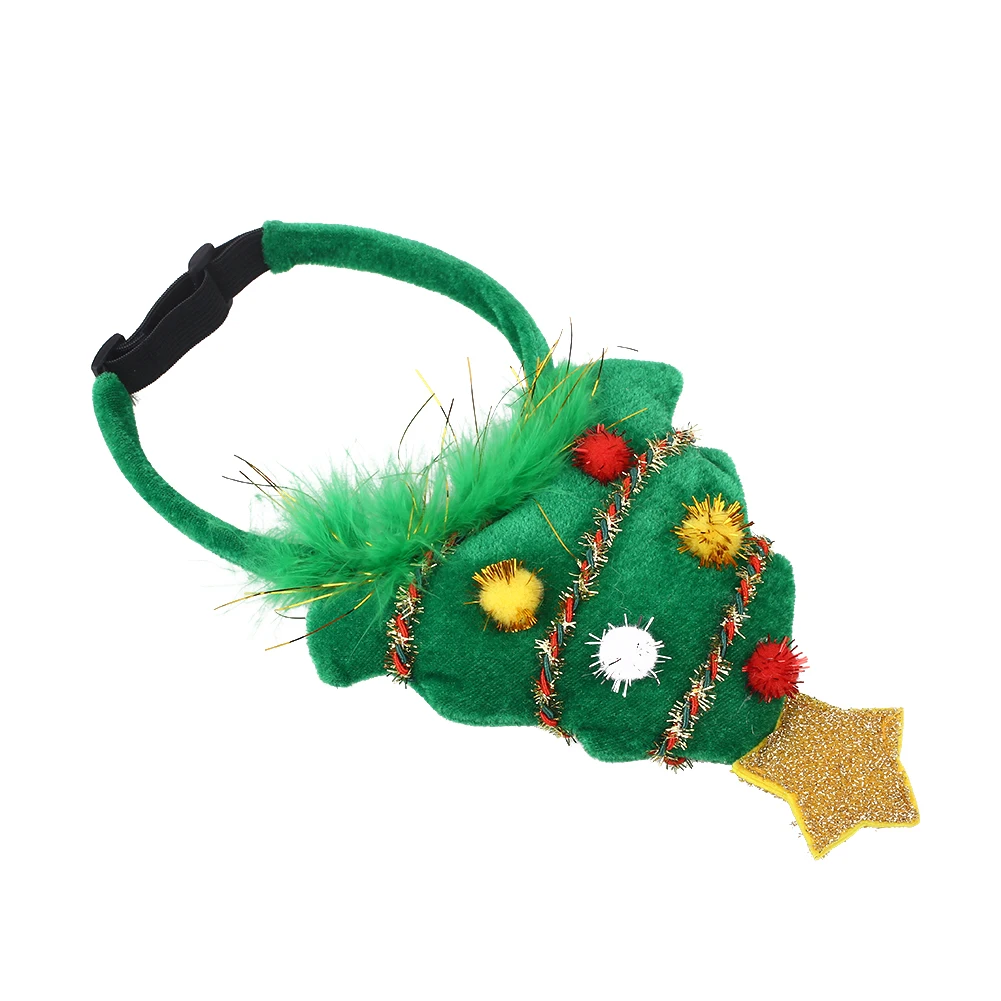 Cute Novelth Polyester Dog Christmas Tree Hairband Adjustable Cosplay Supplies