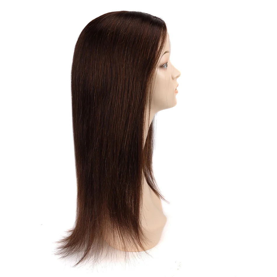 BHF Straight Lace Front Wig 4# Long Brown Wig 100% Natural Hair U Part Lace Closure Human hair human hair wigs