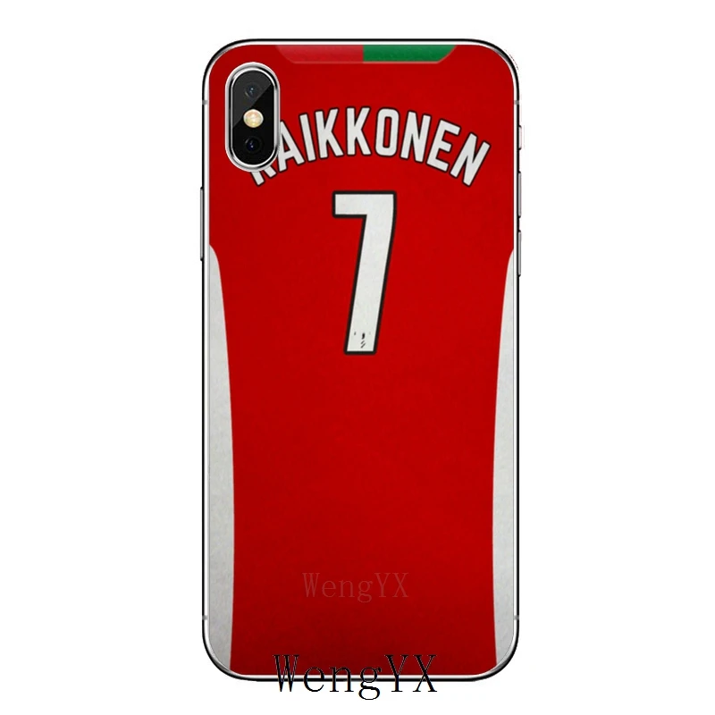 Для iPhone 11 pro XR X XS Max 8 7 6s plus SE 5s 5c iPod Touch 5 6 Чехол С Кими Райкконен KR7 - Цвет: Kimi-Raikkonen-A-12