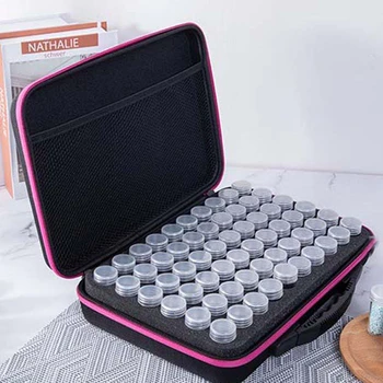 

15/30/60 Bottles Diamond Painting Accessories Container Diamant Paint Carry Case Holder Diamond Embroidery Tools Storage Handbag