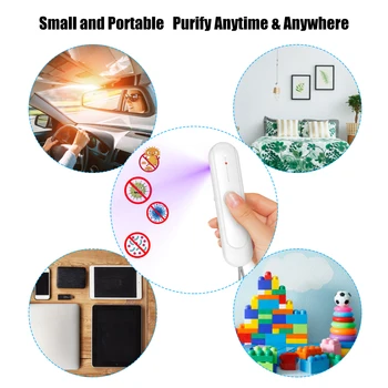 

Handheld UV Germicidal Lamp Disinfection Lamp Portable Ultraviolet Sterilizer Light Home Travel Portable Light Purification Lamp