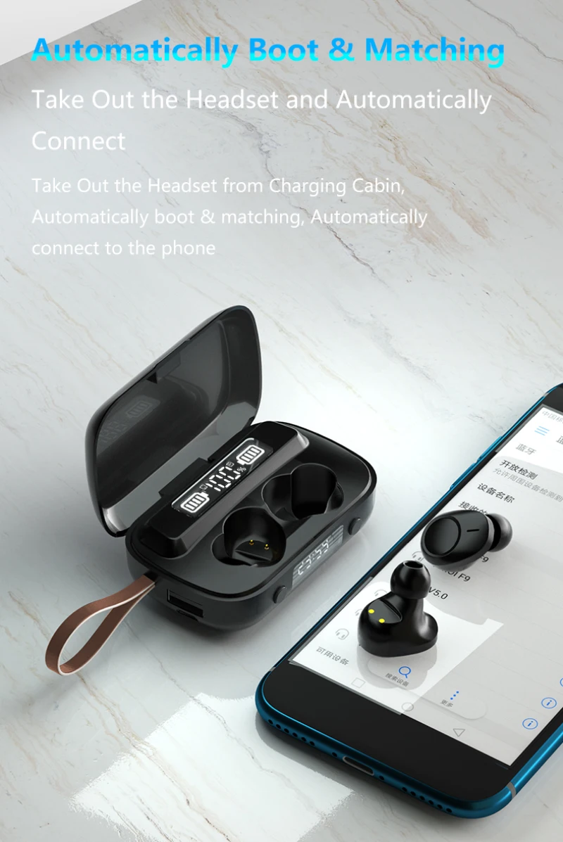 TWS A13 Dual Touch Earbuds Bluetooth 5 1 Headphones In Ear Stereo Earphones Wireless Sport Headsets Noise Reduction Earphone