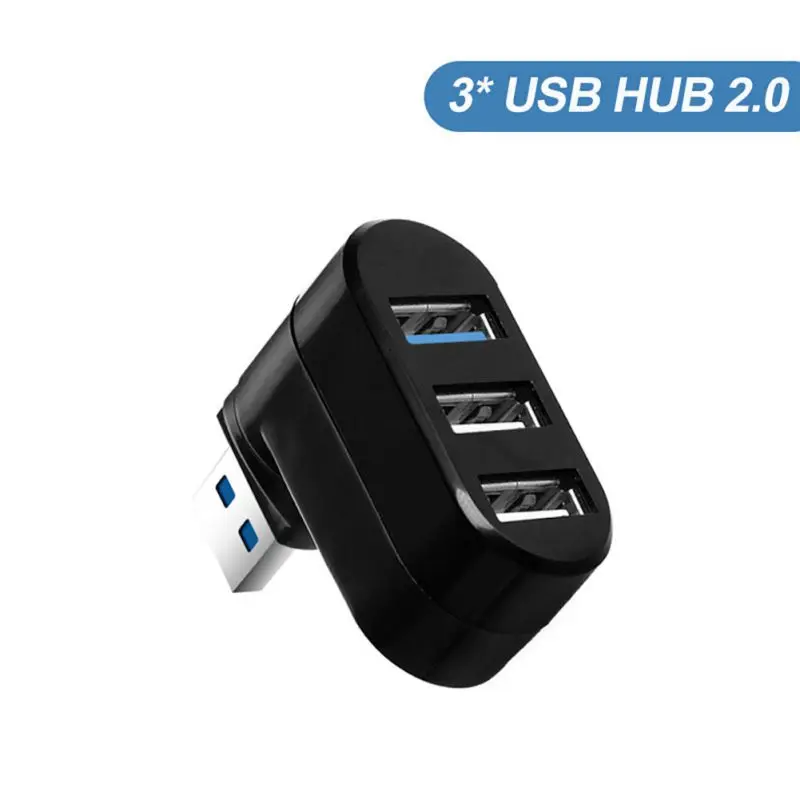 Plug and play Hot Plugging High Speed Splitter For MacBook Pro PC Laptop 3 Port USB 2