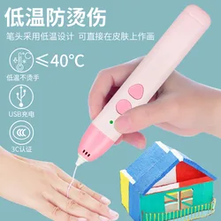 Christmas gift 3d printing pen low temperature children's gift three-dimensional painting creative low temperature magic