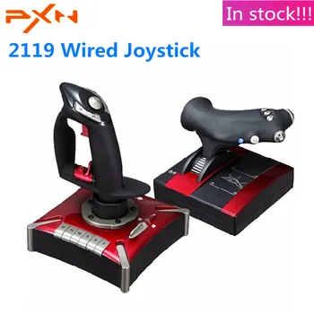 

PXN 2119 Wired Game Joystick With 7-Axis 8-Way Key Widget Caps 16 Separate Movement Control Keys For Computer PC