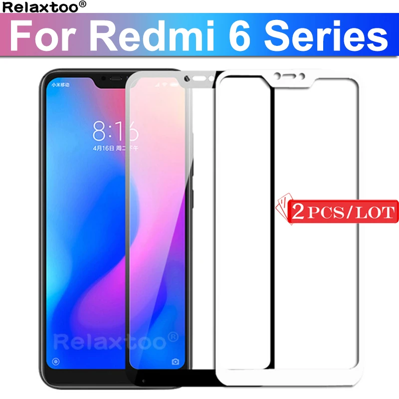 2 шт закаленное стекло для Xiaomi redmi Note 6 pro 6a Защитное экрана xio mi xia a red 6pro note6