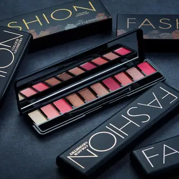 

10 Colors Eyeshadow Makeup Palette Matte Glitter Eye Shadow Powder Waterproof Long Lasting Nude Professional