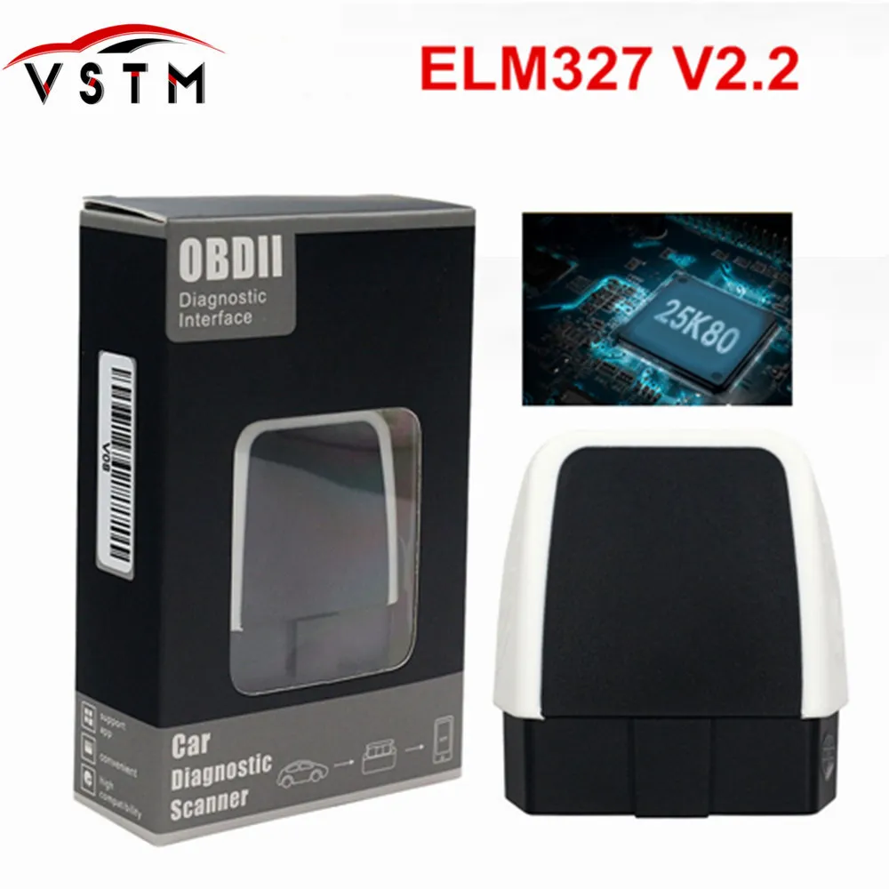 ELM327 V2.2/V1.5 Bluetooth 4,0 PIC18F25K80 obd obd2 CAN BUS для IOS/Android/PC Torque автосчитыватель кодов ELM 327 V1.5