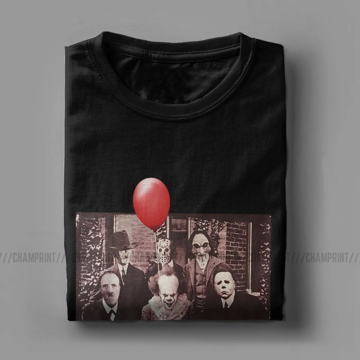 Футболка с принтом «Друзья ужасов», Pennywise, Майкл Майерс, Джейсон, Voorhees, мужские футболки на Хэллоуин, Уникальные футболки, хлопковая летняя одежда