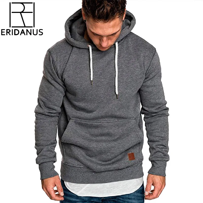 

2019 Fashion Colorful Hoodies Men's Fleece Clothes Autumn Spring Sweatshirts Men Hip Hop Streetwear Solid Fleece Man Hoody