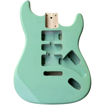 

Light Green Color ST Electric Guitar Body Wood for DIY Guitar Body Replacement