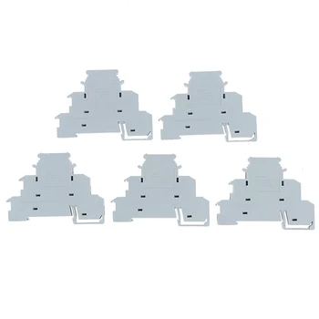 

5Pcs Terminal Block Terminator DIKD-1.5 Three Layer 3 Level Sensor Actuator