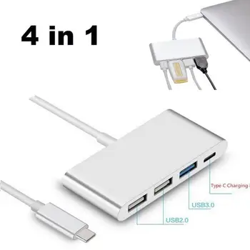 

New USB 3.1 Type-C to USB 3.0 HUB with USB-C Charging Port Adapter Cable USB 3.1 (Gen 2) Type C Interface with Transfer