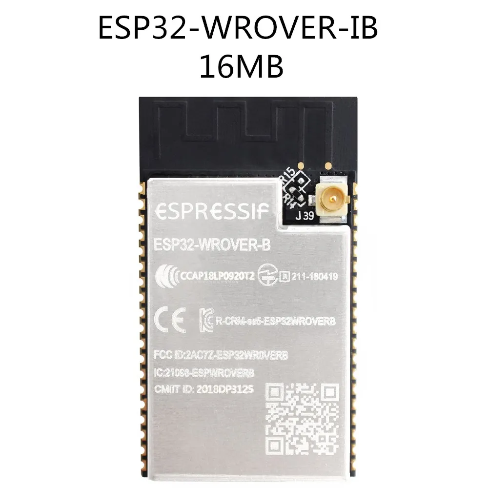 ESP32 4 Мб/16 Мб ESP32-WROOM-32 ESP32-WROOM-32D ESP32-WROOM-32U ESP32-S ESP32-WROVER ESP32-WROVER-IB ESP32-WROVER-B ESP32-SOLO-1 - Цвет: ESP32-WROVER-IB 16MB