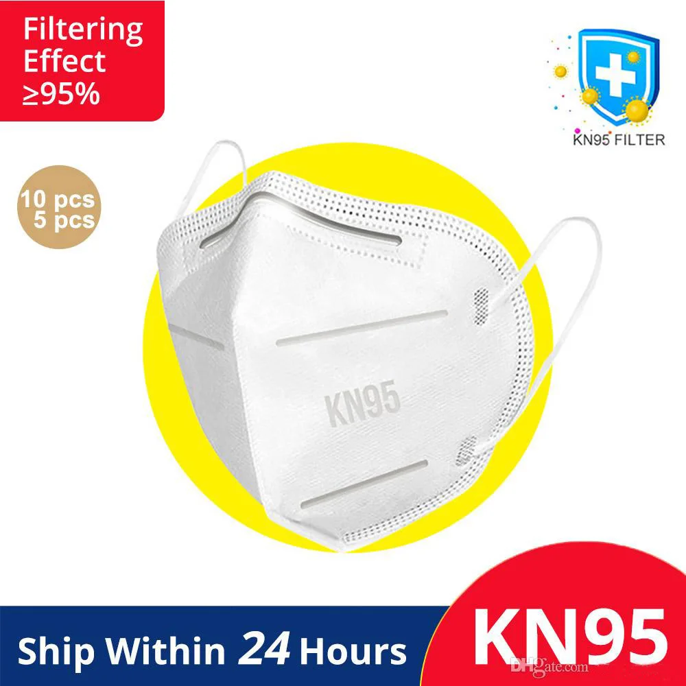

10 pcs KN95 CE Certification Face Mask N95 FFP3 Mouth Mask Anti Smog Strong Protective than FFP2 KF94
