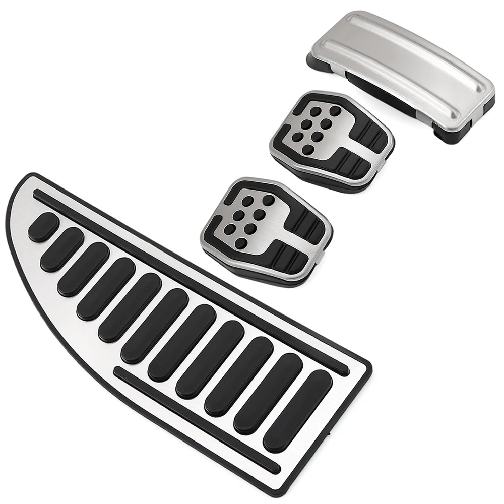 Stainless steel Car Pedal Pads Cover MT case For Ford Focus 2 MK2 3 4 MK3 MK4 Kuga Escape ST 2005-car pedals pedal cover stainless steel pedal cover