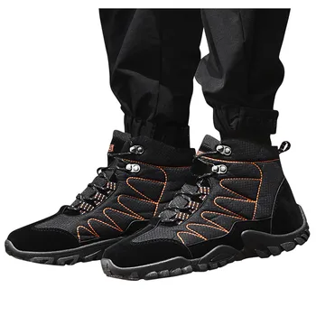 

Men's Waterproof Single Shoes Non-slip Hiking Shoes Outdoor Snow Boots Fashion Winter Shoes Zapatos De Senderismo Кроссовки