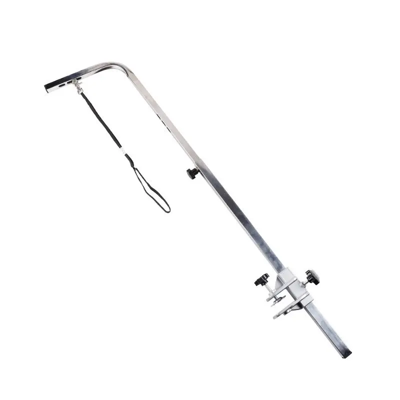 105cm Pets Steel Suspension Grooming Bracket with Sling adjust Metal Table arm Support Dog Cat Holder for Bath Desk Pet Product | Дом и сад