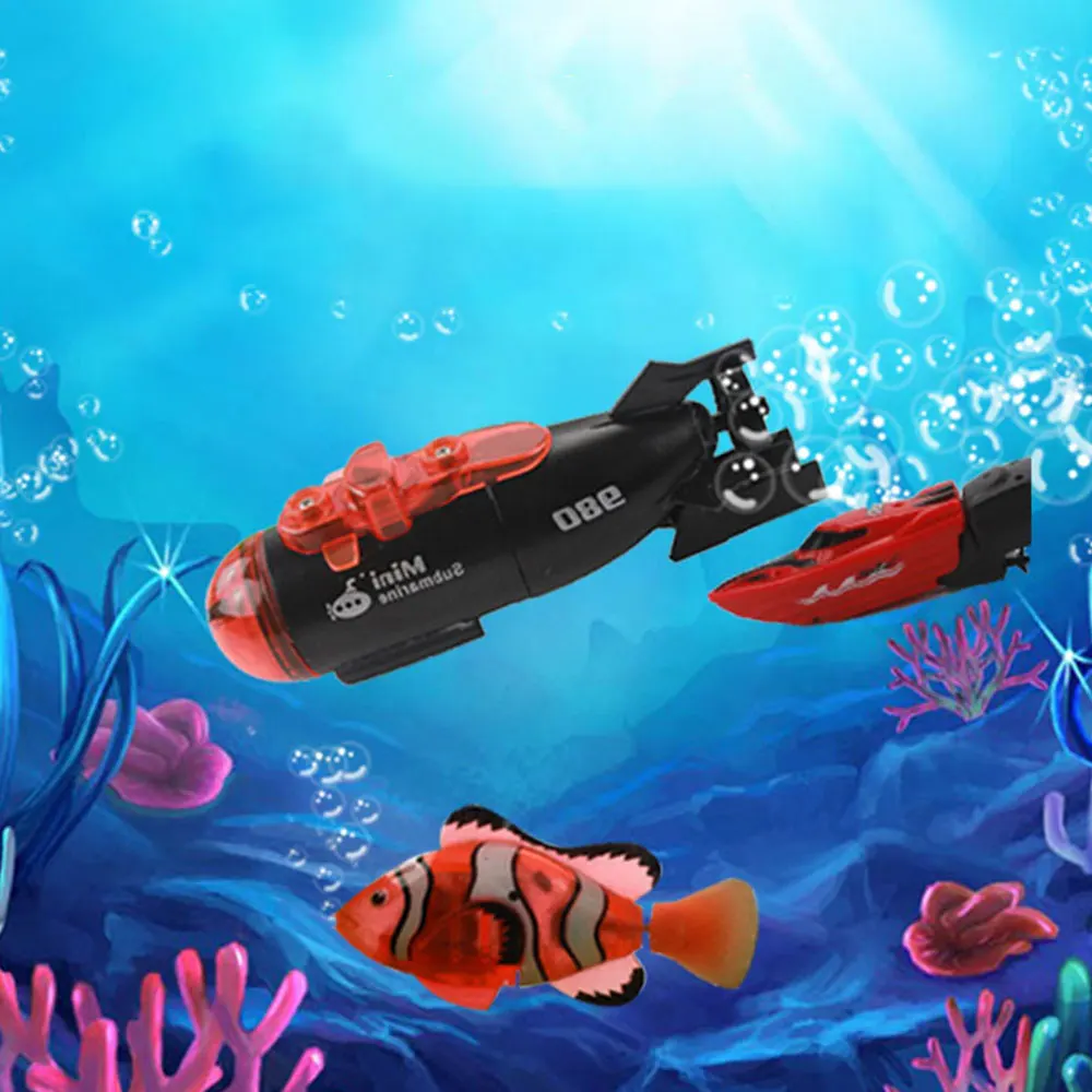 RC Mini Submarine Toy Remote Control Water Toy Diving Toy For Kids Fish Bowl Toys Fish Tank Decor Simulation Model Kids Toy Gift RC Mini Submarine Toy Remote Control Water Toy Diving Toy For Kids Fish Bowl Toys Fish Tank Decor Simulation Model Kids Toy Gift