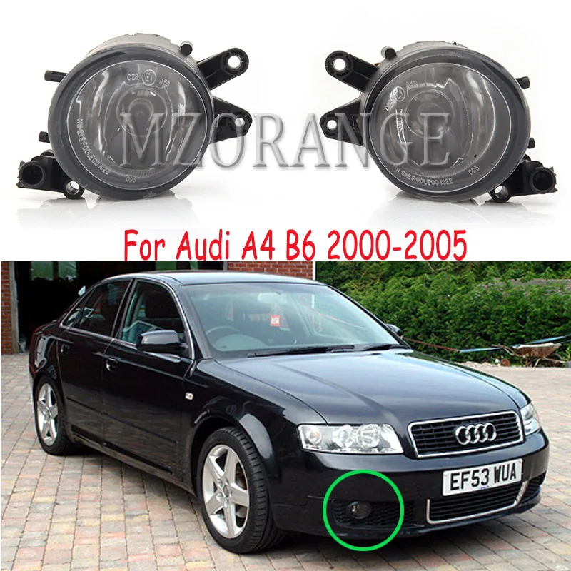 Противотуманный светильник s для Audi A4 B6 противотуманный светильник 2001-2005 головной светильник передний бампер противотуманная фара головной светильник s DRL Галогенные Противотуманные лампы противотуманный светильник s