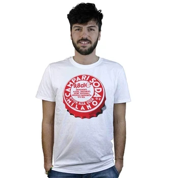

T Shirt Men Women jersey T-Shirt Man Vintage Cap Campari Soda White Bartender loose Plus Size Tee Shirt