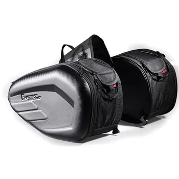 

58L Waterproof Motorcycle Saddlebags Rear Seat Luggage Large Capacity Multi-use Expandable Body & Frame Tank Bag & Saddlebags